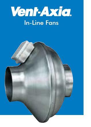 New AirTrak In-Line Centrifugal Duct fan - 125mm Diameter